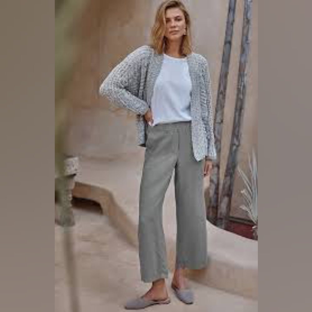 J. Jill Terry Cloth Cropped Sweatpant - L